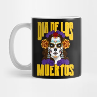 Dios De Los Muertos Day of the Dead Catrina Face Mug